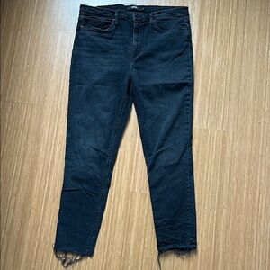 Hudson Women's Black Barbara, super skinnyJeans 33